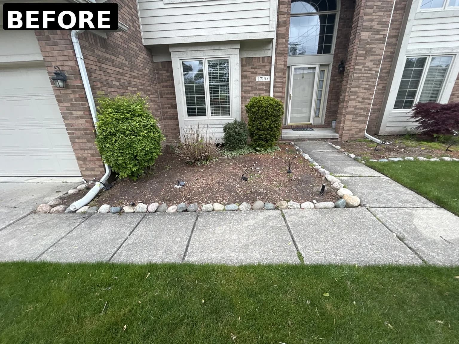 Project Front Yard Landscape Overhaul Gives Livonia Home New Life image