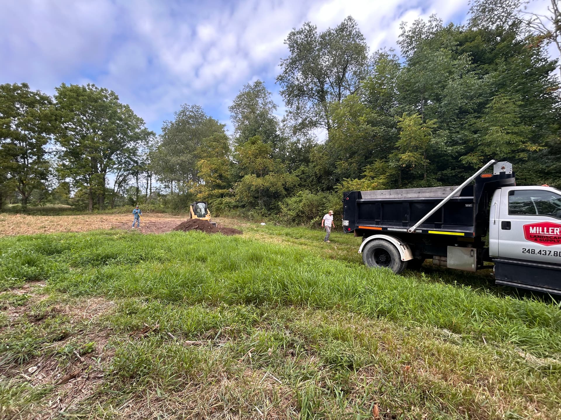 Grading Work Underway on a Northville MI Property