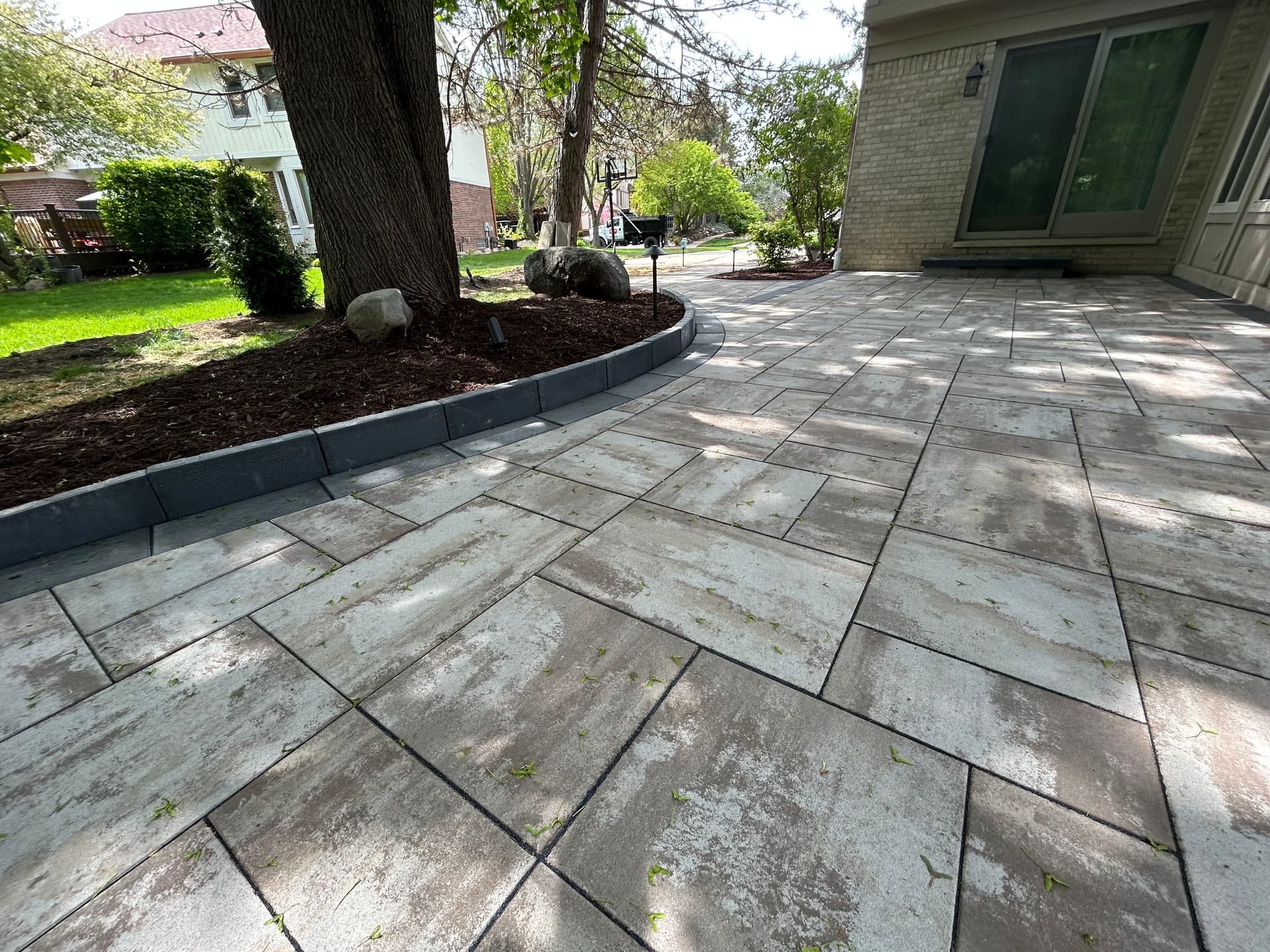 Gallery photos for Large Paver Patio and Walkway Built for Day and Night Use: Image #2
