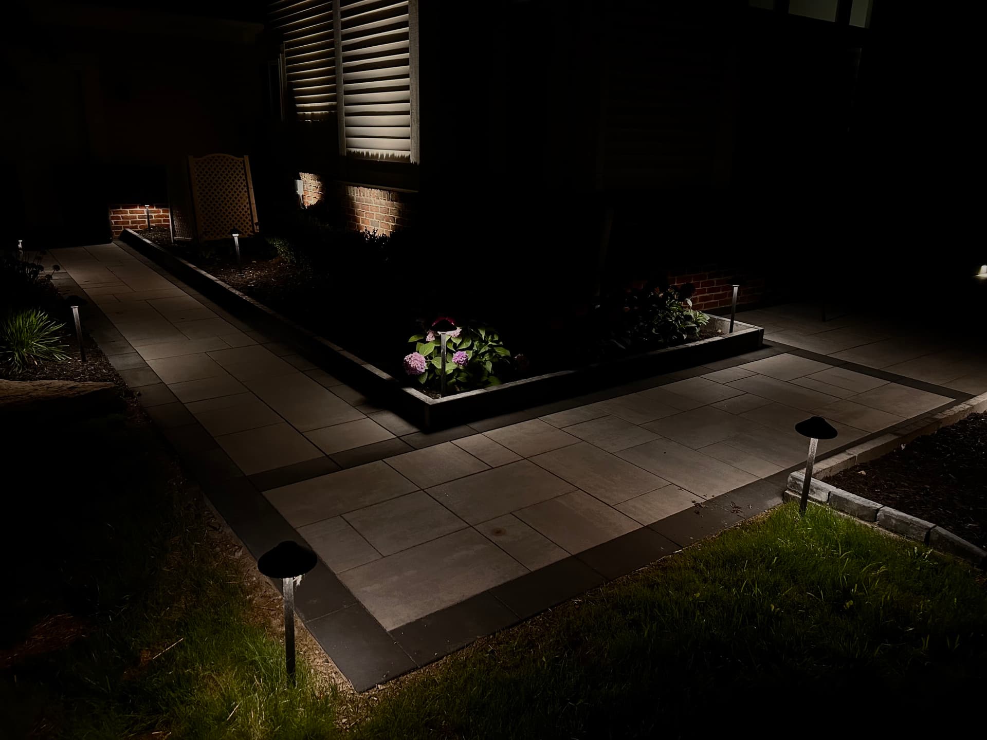 Gallery photos for Paver Walkway and Patio Lighting Done Right in South Lyon: Image #1