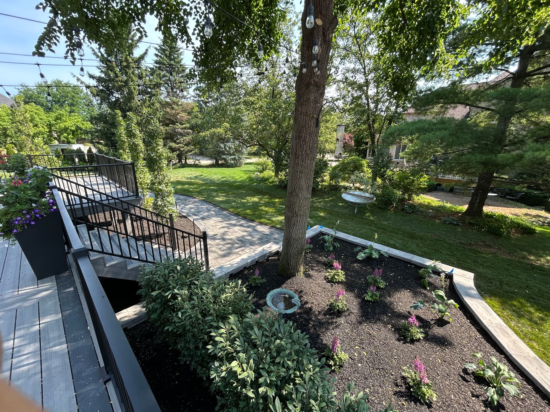 Gallery photos for Full Backyard Overhaul with Pavers, Retaining Walls, and Landscaping in Troy: Image #3