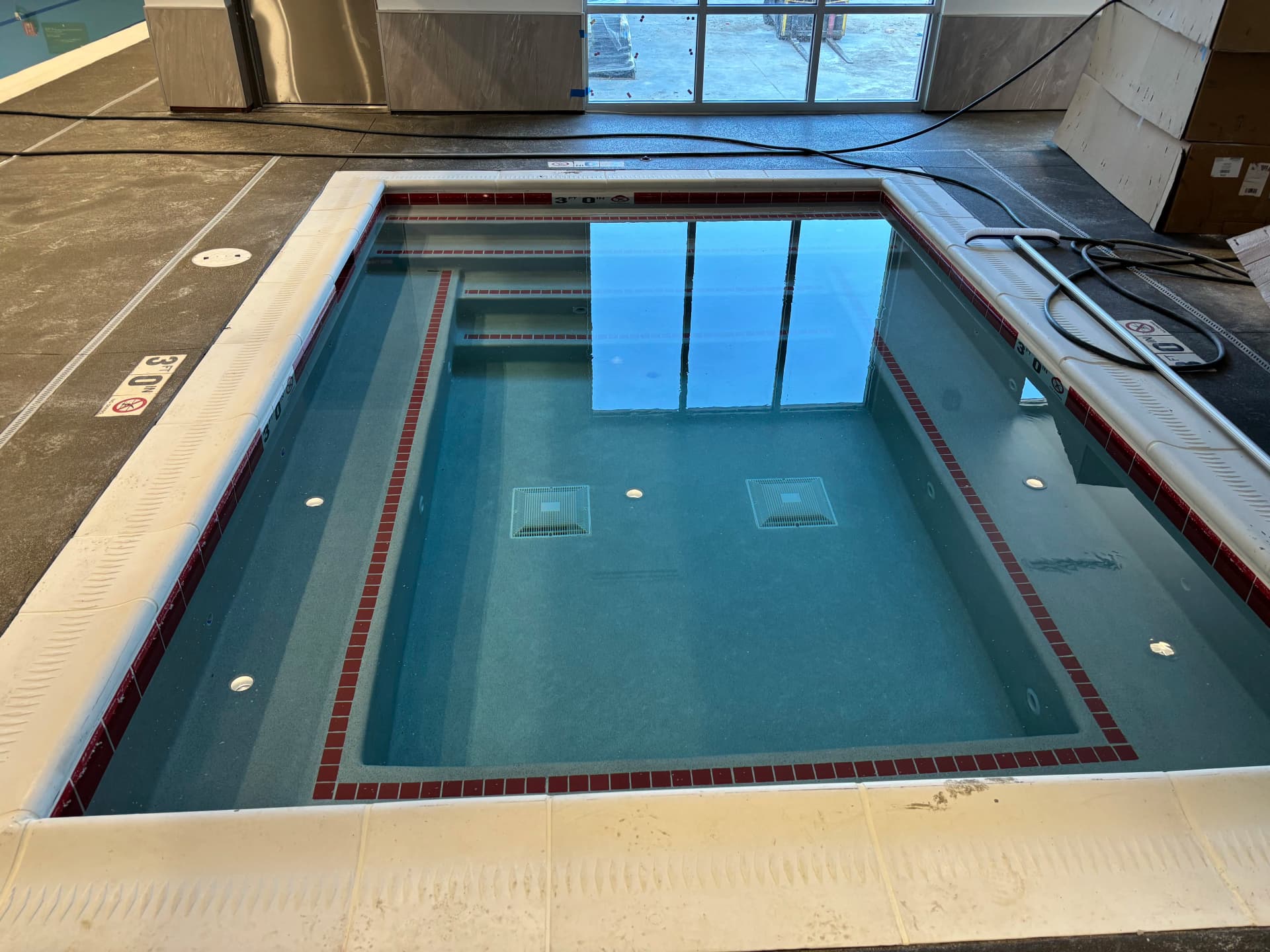 Gallery photos for Indoor Gunite Pool Coping and Tile Installation Done Right: Image #4