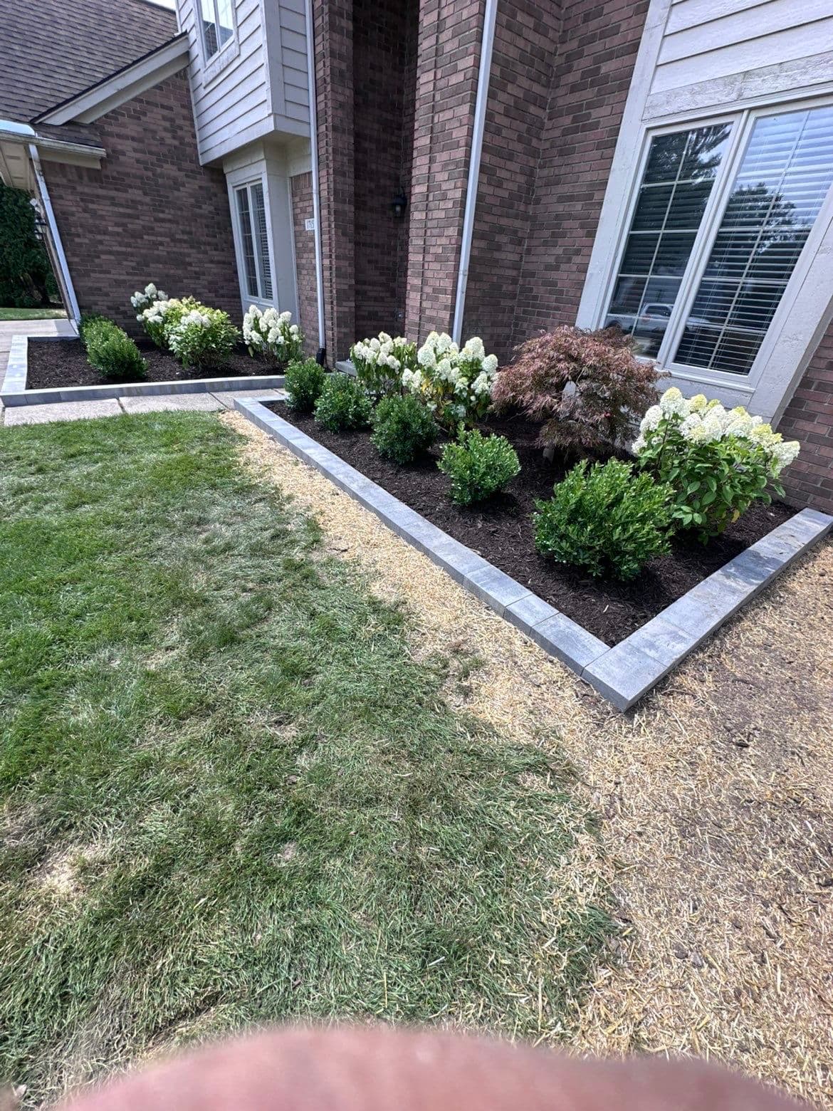 Gallery photos for Front Yard Landscape Overhaul Gives Livonia Home New Life: Image #3