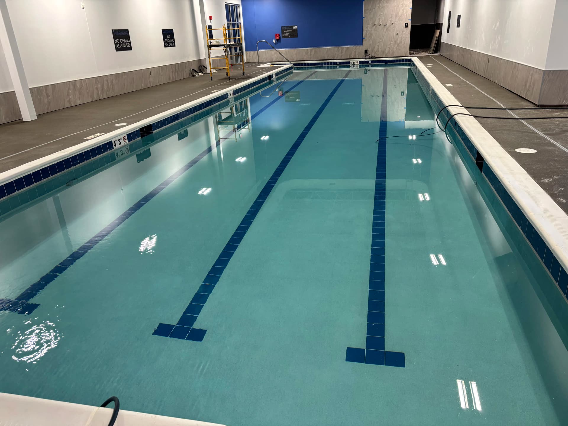 Gallery photos for Indoor Gunite Pool Coping and Tile Installation Done Right: Image #3