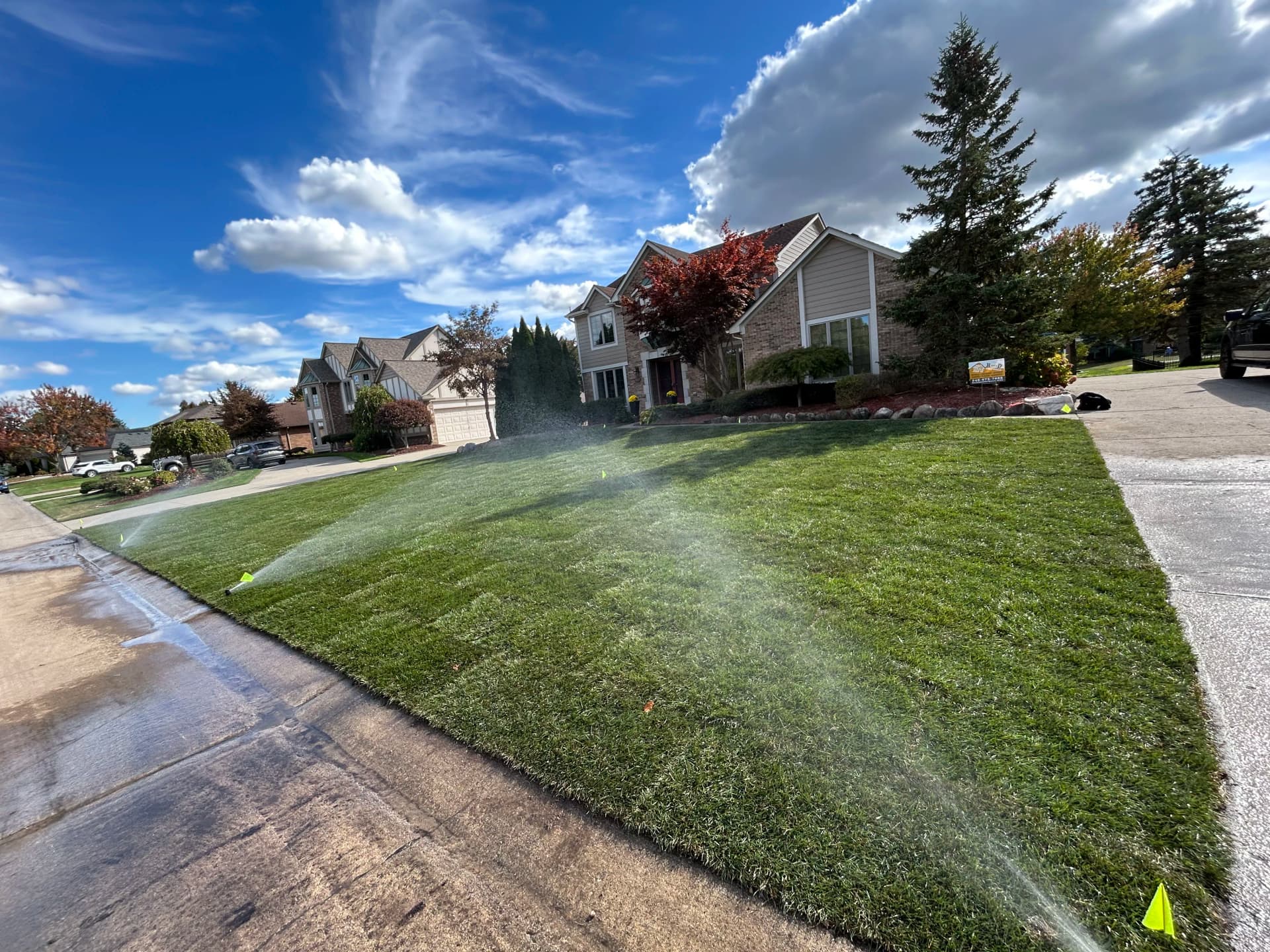 Grading and Sod Install Gives Farmington Hills Lawn a Clean Slate image