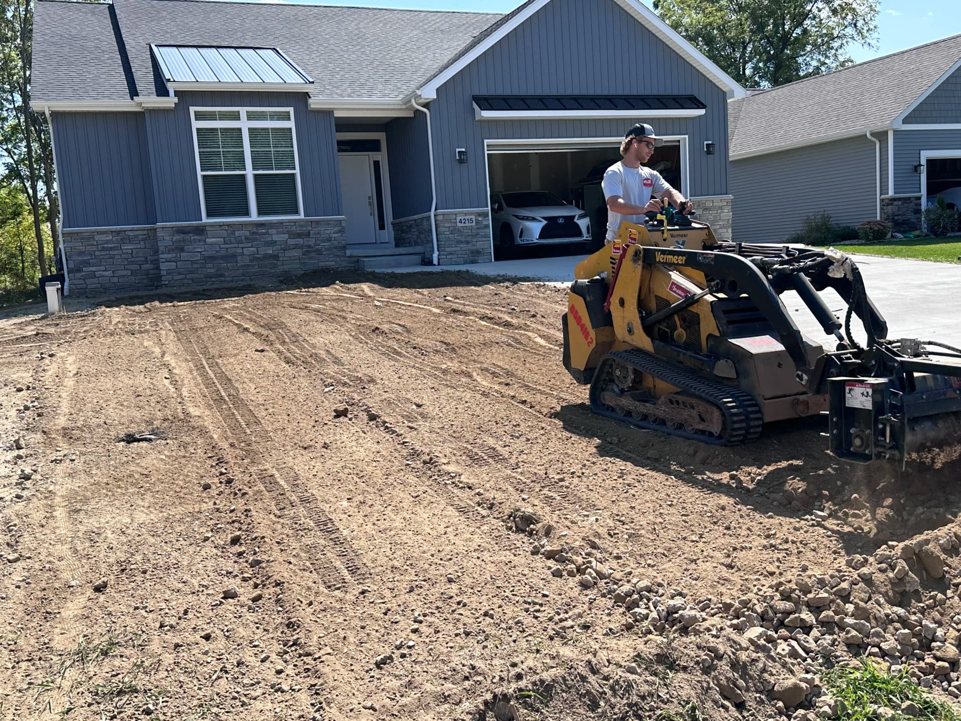 Gallery photos for New Build Lawn Done Right in Linden: Image #1