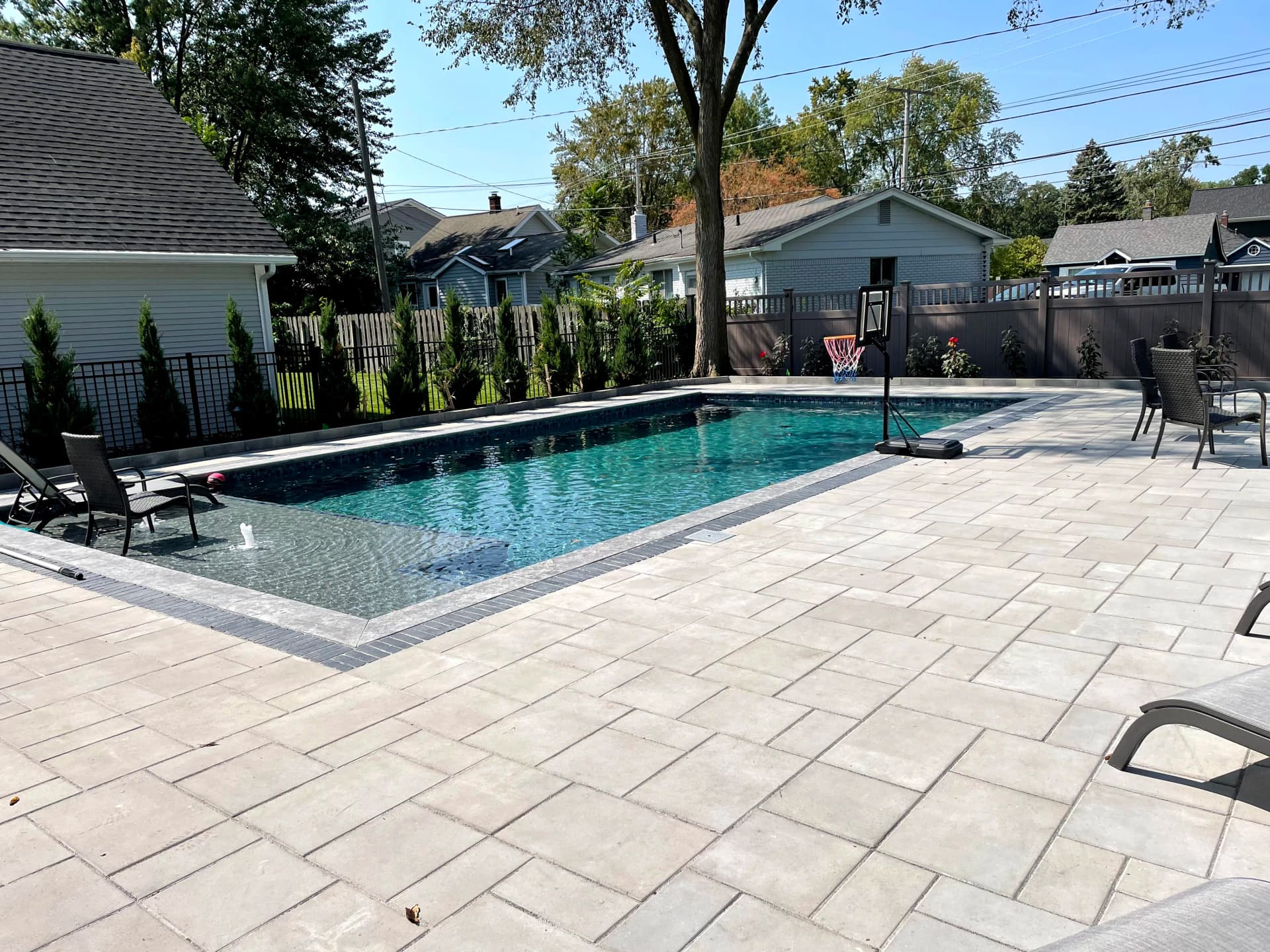 Gallery photos for Plymouth Pool Area Gets a Full Outdoor Living Upgrade: Image #1