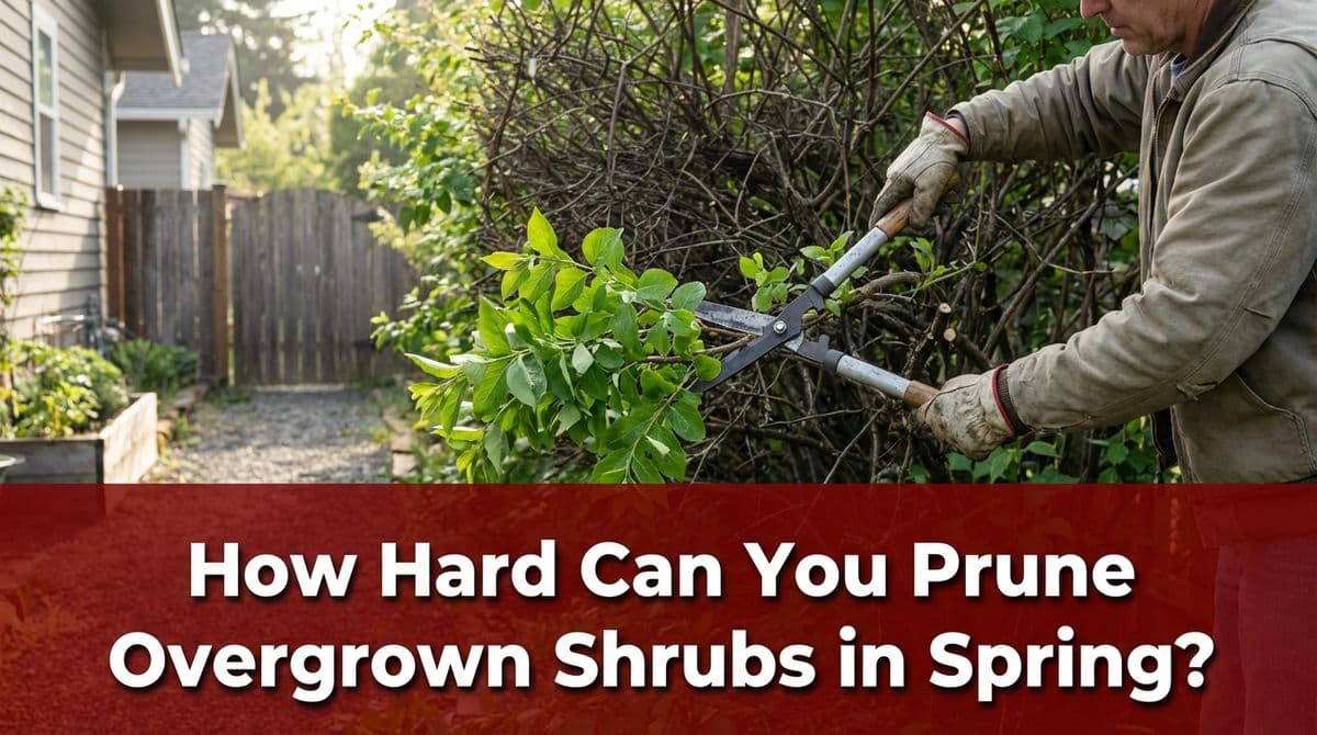 How Hard Can You Prune Overgrown Shrubs in Spring? image