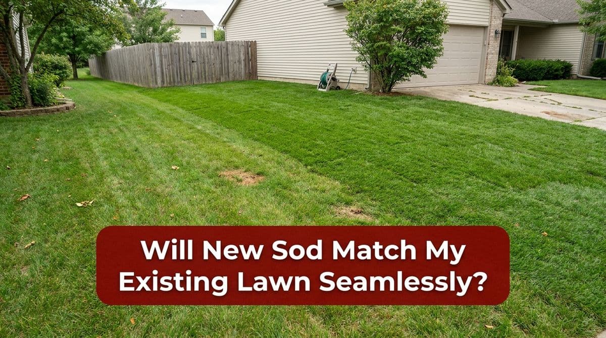 Will New Sod Match My Existing Lawn Seamlessly? image